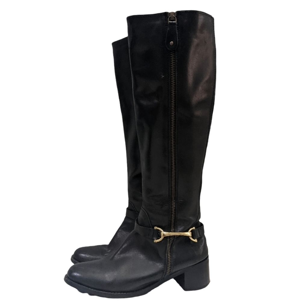 Kurt Geiger Carvela comfort black knee high boots